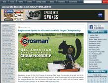 Tablet Screenshot of bulletin.accurateshooter.com